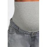 ONLY MATERNITY - Korte Broek - Denim - Gerafeld Detail - Regular Fit