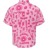 Kids Only - Kogzalina Life S/S Shirt - Roze - Katoen
