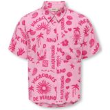 Kids Only - Kogzalina Life S/S Shirt - Roze - Katoen