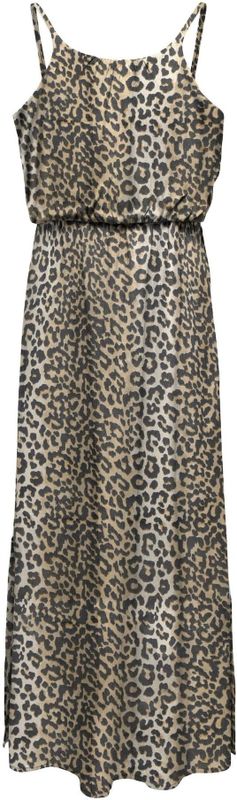 Jerseyjurken - Dierenprint - Jersey - Mouwloos - Gedrapeerd