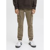 Jack and Jones Junior - Cargobroek - Groen - Geweven Stof