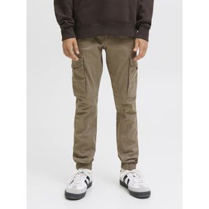 Jack and Jones Junior - Cargobroek - Groen - Geweven Stof