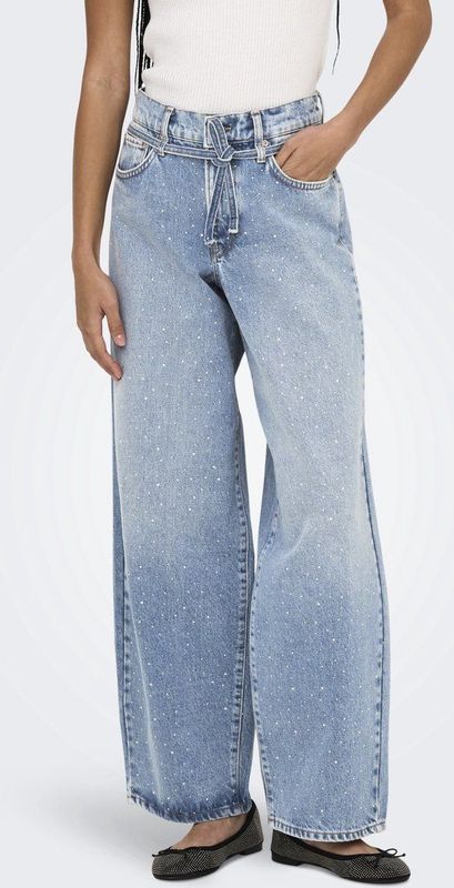 Only - Light Blue Denim - Jeans - Blauw - 100% Katoen