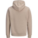 Jack & Jones - Jorbillyburg - Sweatshirt - Mocha Meringue - Volwassenen - Normale Pasvorm - Capuchon - Lange Mouwen