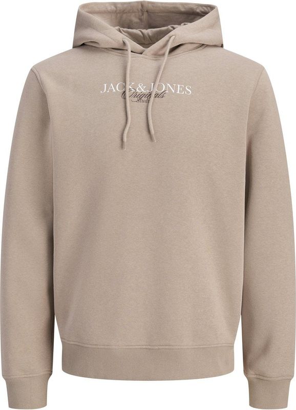 Jack & Jones - JORBILLYBURG SWEAT HOOD FST - Hoodie - Mocha Meringue - Met Capuchon
