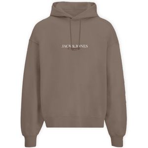 Jack & Jones - JORBILLYBURG SWEAT HOOD FST - Hoodie - Mocha Meringue - Met Capuchon