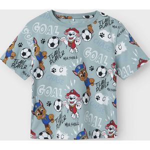 Name It - Nmmjubi Paw Nreg Ss Top - Vieux Blauw - Voor Jongens