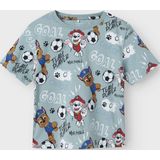 Name It - Nmmjubi Paw Nreg Ss Top - Vieux Blauw - Voor Jongens