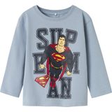 NAME IT - NMMJUNES SUPERMAN NREG LS TOP WAB - Jongens - Blouses