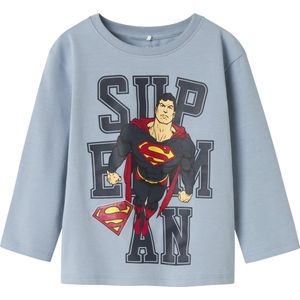 NAME IT - NMMJUNES SUPERMAN NREG LS TOP WAB - Jongens - Blouses