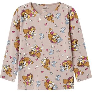 Paw Patrol - Top - All-over Print - Ronde Hals - Lange Mouwen - Jersey