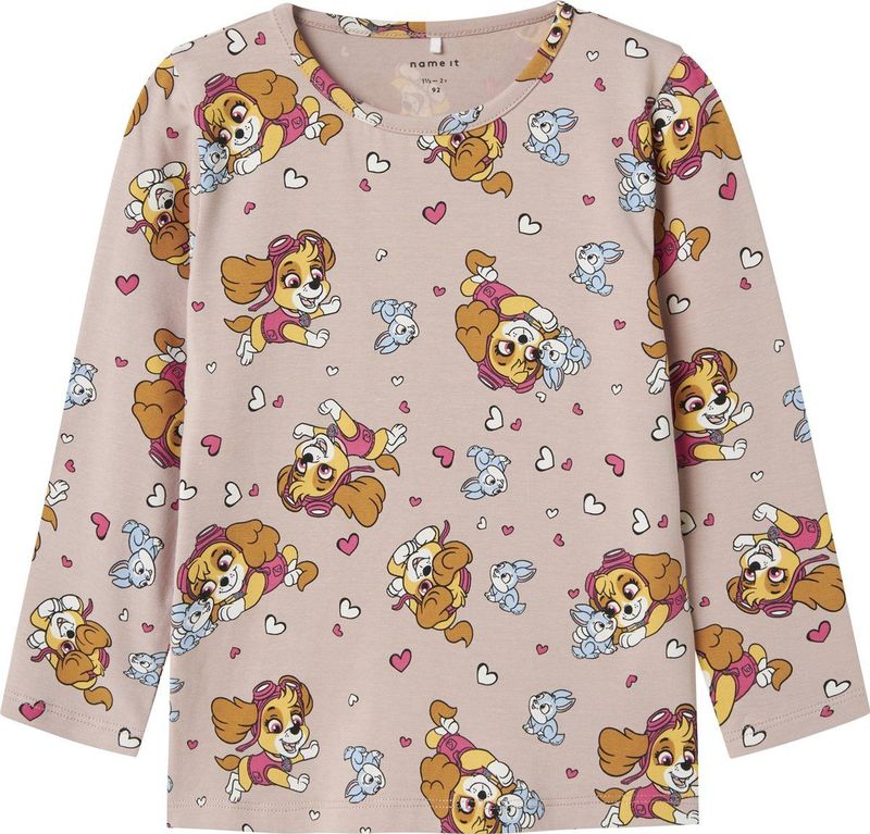 NAME IT - NMFJIDDI PAW LS TOP CPLG - Blouse - Meisjes - Lange Mouwen