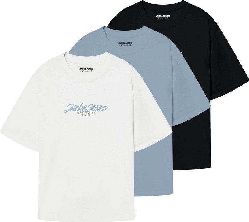 Jack & Jones Jortavira tee ss crew neck fst 3pk