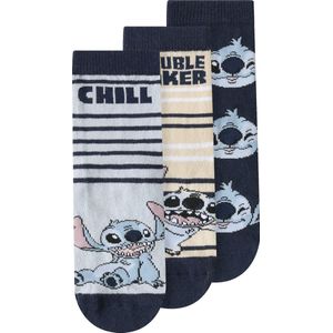 NAME IT Nmmjermaine Stitch 3P Sock Wdi, Dusty Blue., 25-27