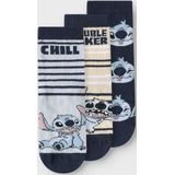 Sokken - Jacquard - 3-Pack - Disney Stitch - Zacht