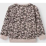 NAME IT - NMFJANNI STITCH NREG SWEAT UNB WDI - Meisjes - Sweatshirt - Blauw - Katoen