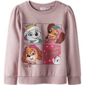 NAME IT - NMFJOSE PAW SWEAT UNB CPLG - Sweatshirt - Meisjes - Lange Mouwen