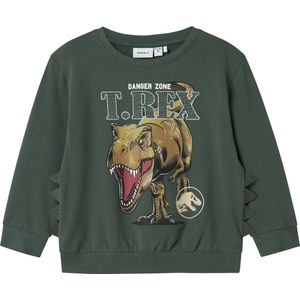 Name It - NMMJABA JURASSIC NREG SWEAT UNB - Sweatshirt - Garden topiary - Lange Mouwen