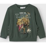 Jurassic World - Sweatshirt - Zwart - Ongeborstelde Sweatstof - Lange Mouwen