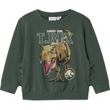 Jurassic World - Sweatshirt - Zwart - Ongeborstelde Sweatstof - Lange Mouwen