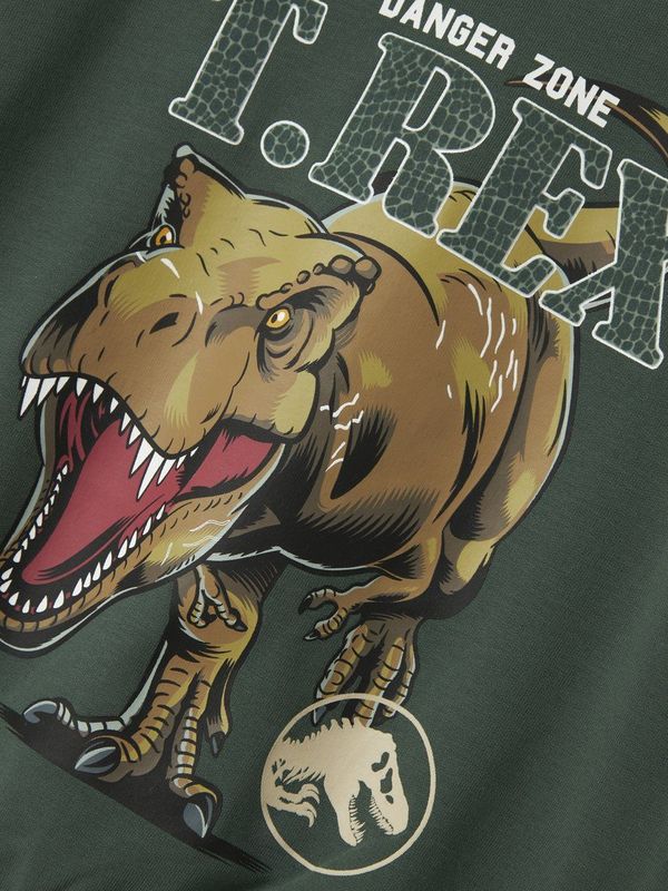 Jurassic World - Sweatshirt - Zwart - Ongeborstelde Sweatstof - Lange Mouwen