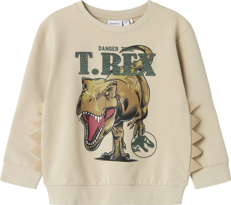 Jurassic World - Sweatshirt - Zwart - Ongeborstelde Sweatstof - Lange Mouwen