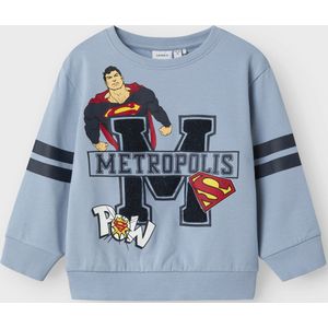 Superman - Sweatshirt - Blauw - Lange Mouwen - Ronde Hals