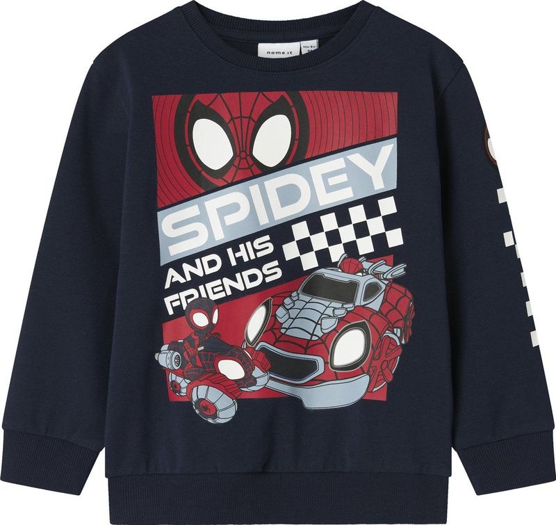 Sweater - Motiefprint - Sweatstof - Ronde Hals - Lange Mouw