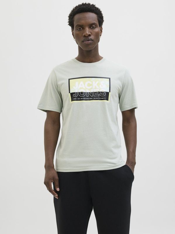 Jack & Jones - JCOLOGAN SUMMER PRINT TEE SS CREW 3 - T-shirt