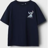 Name It - Nkmjoseph Stitch Nreg SS Top Box Wdi - T-shirt - Marineblauw - Jongens