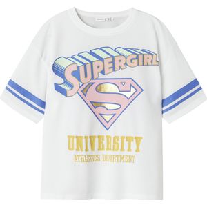 Supergirl - T-shirt - Blauw - Korte Mouwen - Ronde Hals