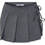 Only - Grijze Rits Rok - Dames - Polyester