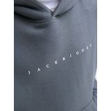 Jack and Jones Junior - Hoodie - Groen - Katoen - Kangoeroezak