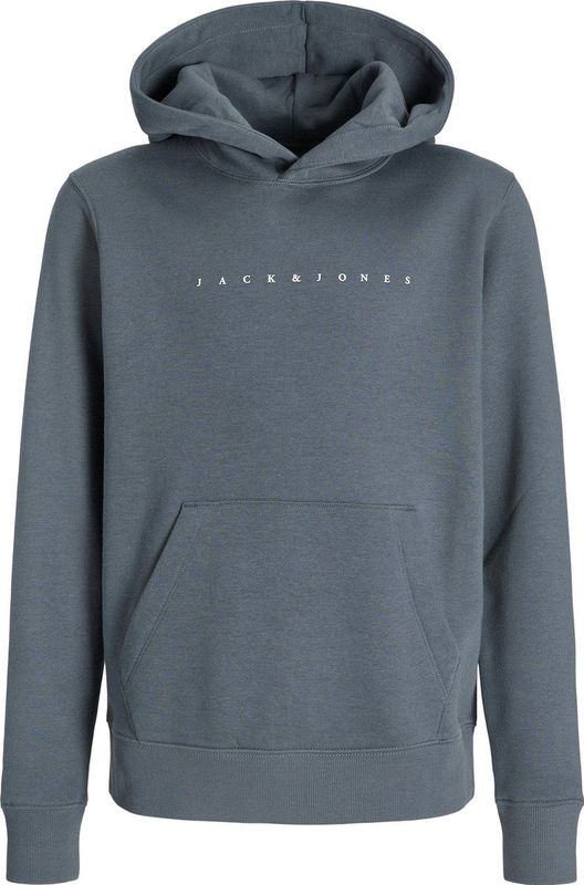 Jack and Jones Junior - Hoodie - Groen - Katoen - Kangoeroezak