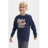 Jack & Jones - Sweatshirt - Blauw - Katoen - Ronde Hals