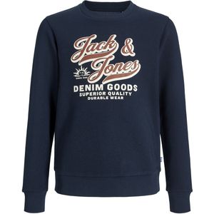 Jack & Jones - Sweatshirt - Blauw - Katoen - Ronde Hals