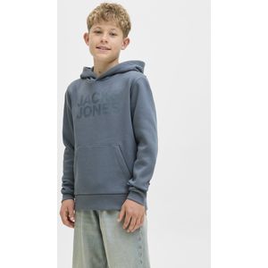 Jack and Jones Junior - Hoodie - Grijs - Geborstelde Stof