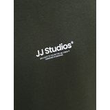 Jack & Jones - Sweatshirt - Donkergroen - Logoprint