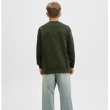 Jack & Jones - Sweatshirt - Donkergroen - Logoprint