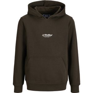 Jack & Jones - JJESoho - Sweatshirt - Donkerbruin - Capuchon