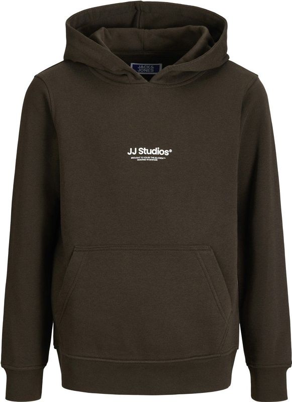 Jack & Jones - JJESoho - Sweatshirt - Donkerbruin - Capuchon