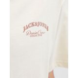 Jack & Jones Junior - JJEBRANDES BACKP RELAXED TEE SS SN JNR - T-shirt - Antique white
