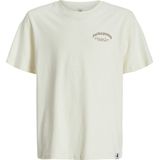 Jack & Jones Junior - JJEBRANDES BACKP RELAXED TEE SS SN JNR - T-shirt - Antique white