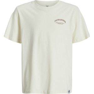 Jack & Jones Junior - JJEBRANDES BACKP RELAXED TEE SS SN JNR - T-shirt - Antique white