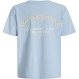 Jack & Jones - JJEBRANDES BACKP RELAXED TEE SS SN JNR - T-shirt - Chambray blue