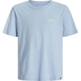 Jack & Jones - JJEBRANDES BACKP RELAXED TEE SS SN JNR - T-shirt - Chambray blue