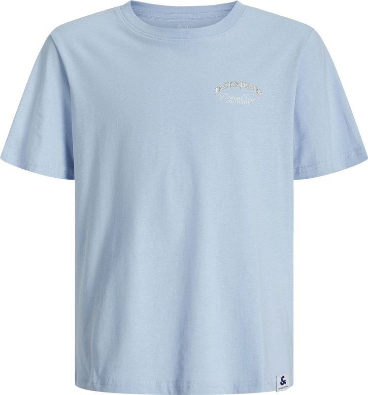 Jack & Jones - JJEBRANDES BACKP RELAXED TEE SS SN JNR - T-shirt - Chambray blue