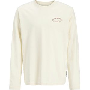 Jack & Jones Junior - Shirt - Roestrood/Wolwit - Lange Mouw