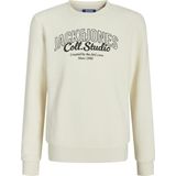 Hoodies - Antique White - Regular Fit - Lange Mouwen - Ronde Hals