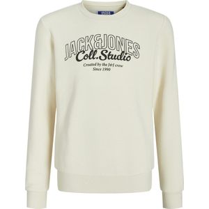 Hoodies - Antique White - Regular Fit - Lange Mouwen - Ronde Hals